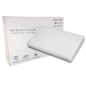 MEMORY FOAM CONTOUR PILLOW WITH COOLING FABRIC
