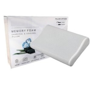 CHARCOAL GEL MEMORY FOAM PILLOW CONTOUR SHAPE