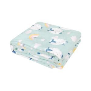 BLANKET RAINBOW GREEN 50X60